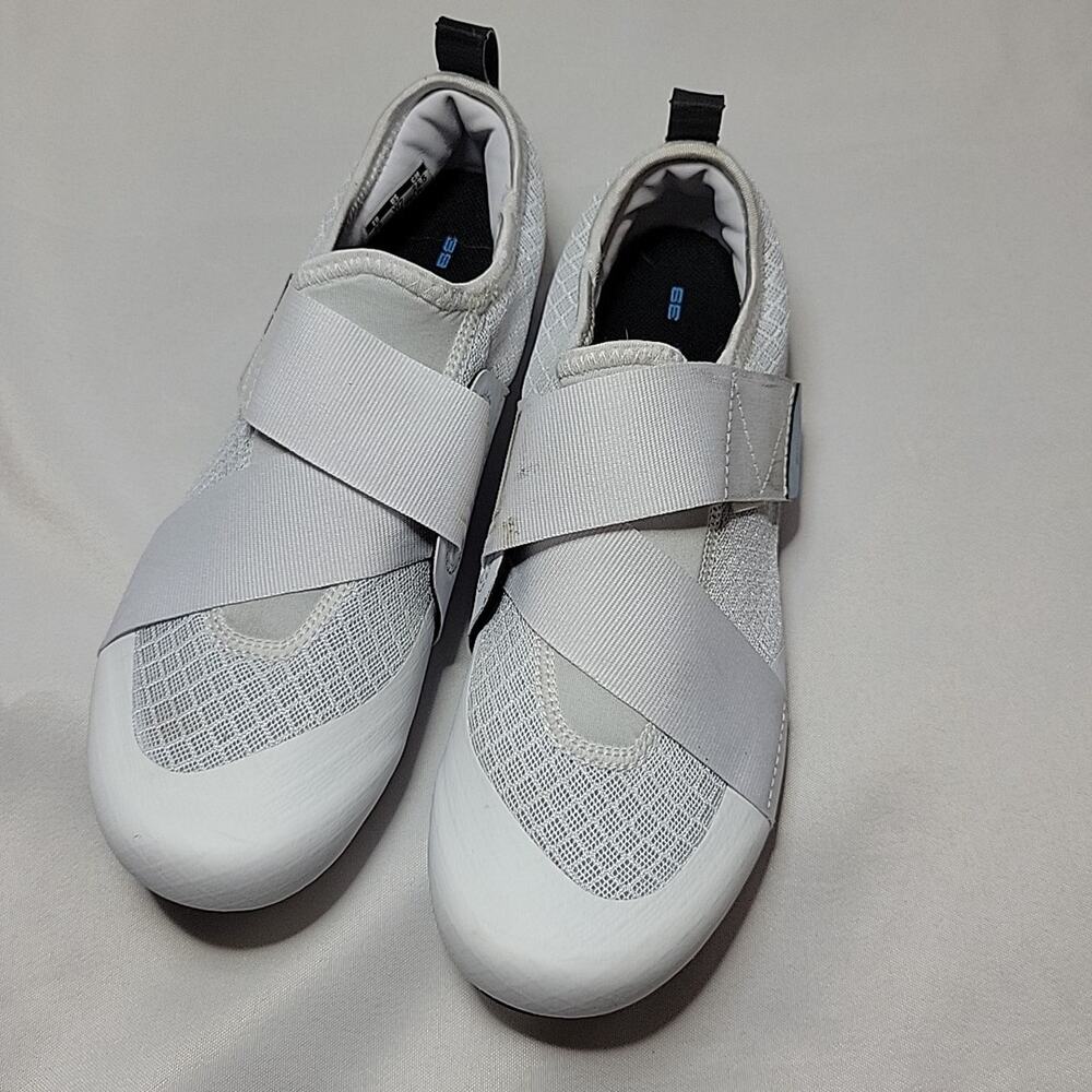 Shimano SH-IC100 Dynalast Women's Indoor Cycling Shoes Bike White SPD Cleat incl - Picture 6 of 10